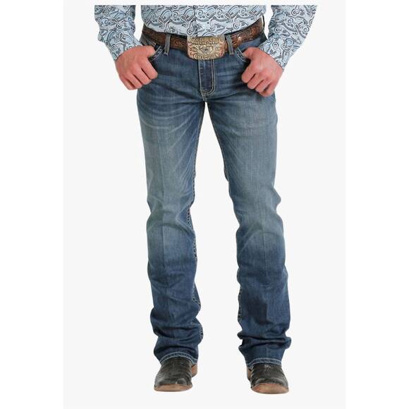 NEW CINCH ian slim fit jeans in dark stonewash